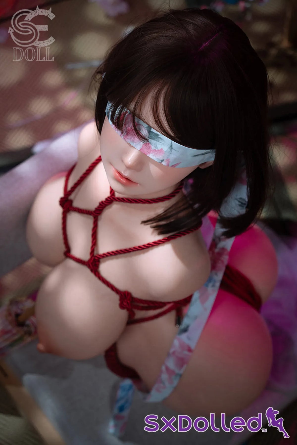 Rina B (I-Cup) (72cm) | Exotic Sakura Temptress Sex Doll Torso | SE Doll - I-Cup / 72cm / Black - Sex Doll