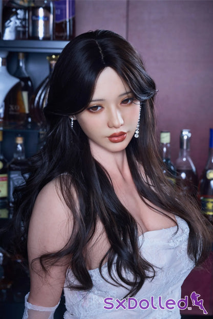 Rina C (F-Cup) (170cm) | Midnight Diamond Darling Sex Doll | Real Lady - F-Cup / 170cm / Black - Sex Doll