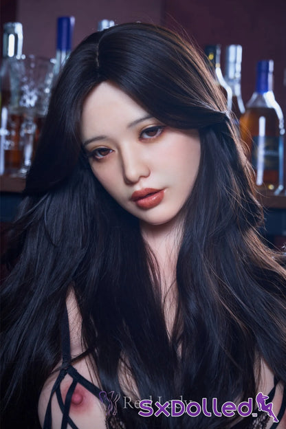 Rina C (F-Cup) (170cm) | Midnight Diamond Darling Sex Doll | Real Lady - F-Cup / 170cm / Black - Sex Doll