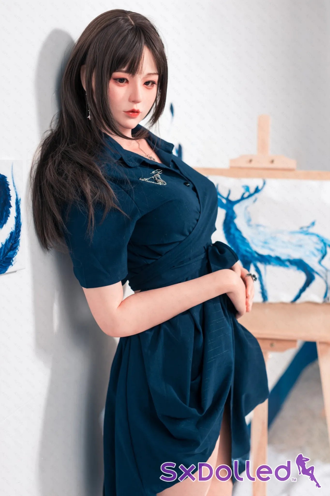 Ritsuko (E-Cup) (162cm) | Brunette Silicone Japanese Sex Doll | AITIA E-Cup / 162cm / Brunette Sex Doll
