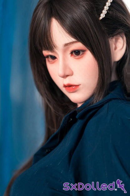 Ritsuko (E-Cup) (162cm) | Brunette Silicone Japanese Sex Doll | AITIA E-Cup / 162cm / Brunette Sex Doll