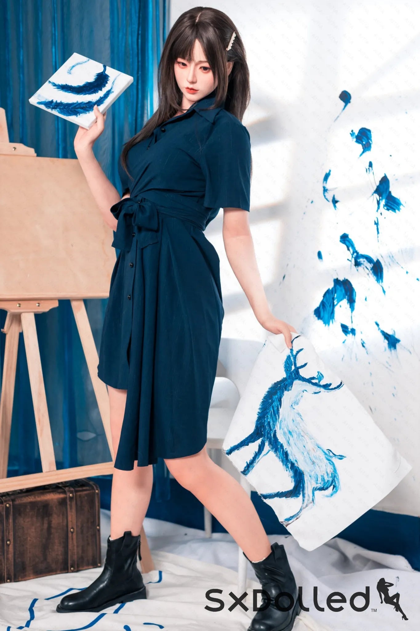 Ritsuko (E-Cup) (162cm) | Brunette Silicone Japanese Sex Doll | AITIA E-Cup / 162cm / Brunette Sex Doll