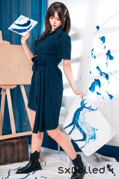 Ritsuko (E-Cup) (162cm) | Brunette Silicone Japanese Sex Doll | AITIA E-Cup / 162cm / Brunette Sex Doll