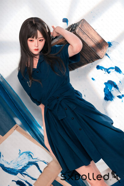 Ritsuko (E-Cup) (162cm) | Brunette Silicone Japanese Sex Doll | AITIA E-Cup / 162cm / Brunette Sex Doll