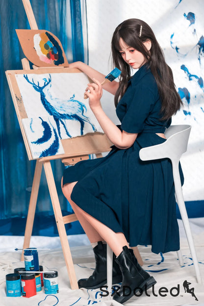 Ritsuko (E-Cup) (162cm) | Brunette Silicone Japanese Sex Doll | AITIA E-Cup / 162cm / Brunette Sex Doll