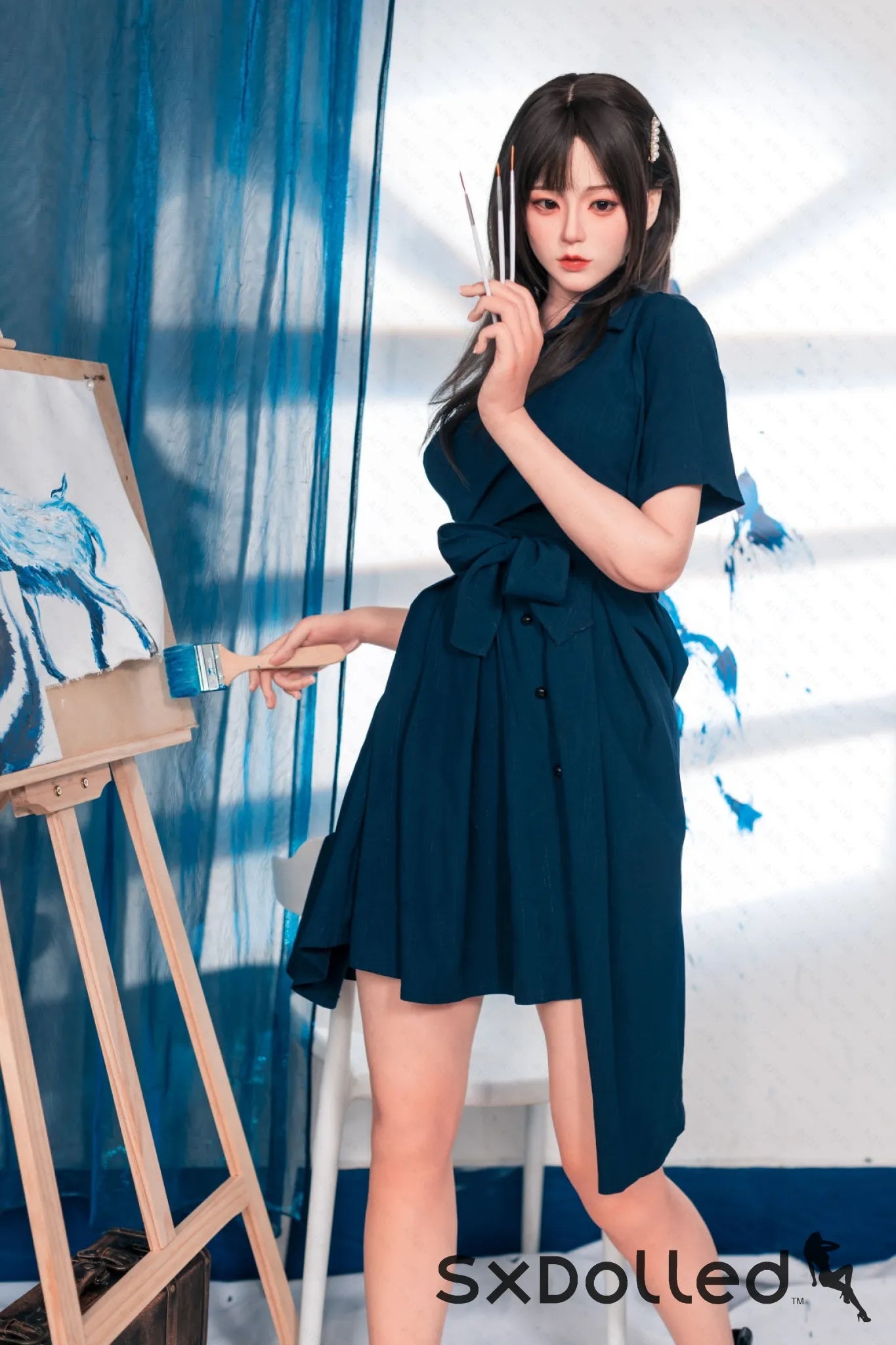 Ritsuko (E-Cup) (162cm) | Brunette Silicone Japanese Sex Doll | AITIA E-Cup / 162cm / Brunette Sex Doll