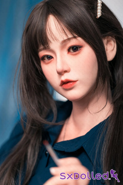 Ritsuko (E-Cup) (162cm) | Brunette Silicone Japanese Sex Doll | AITIA E-Cup / 162cm / Brunette Sex Doll