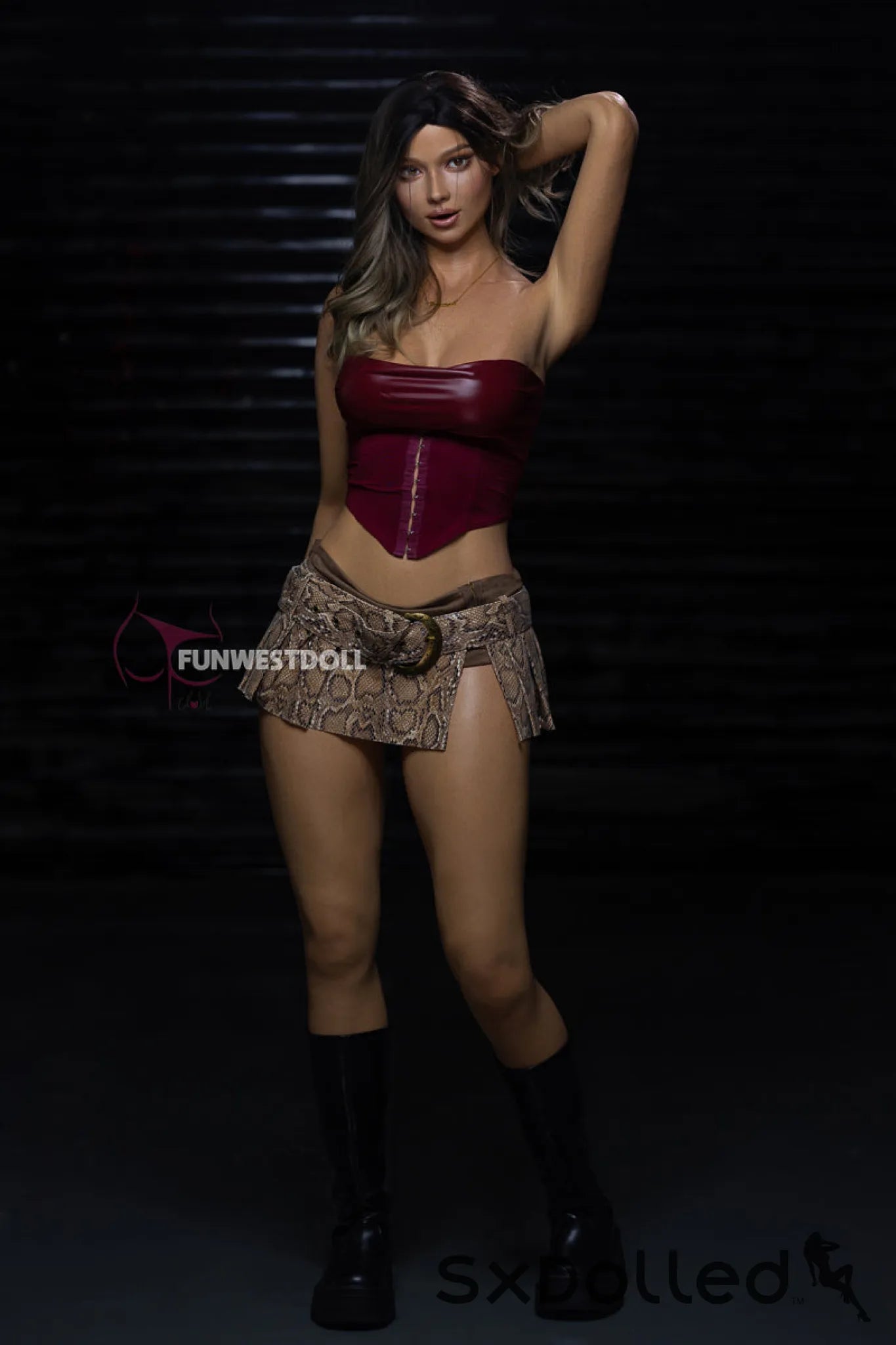 Rose A (D-Cup) (168cm) | Tanned Latina Sex Doll | Funwest Doll D-Cup / 168cm / Ombre Sex Doll