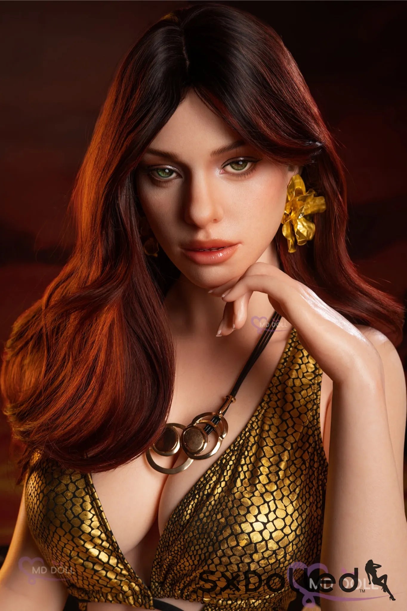 Rose B (D-Cup) (166cm) | Brunette Caucasian Sex Doll | MD Doll D-Cup / 166cm / Brunette Sex Doll