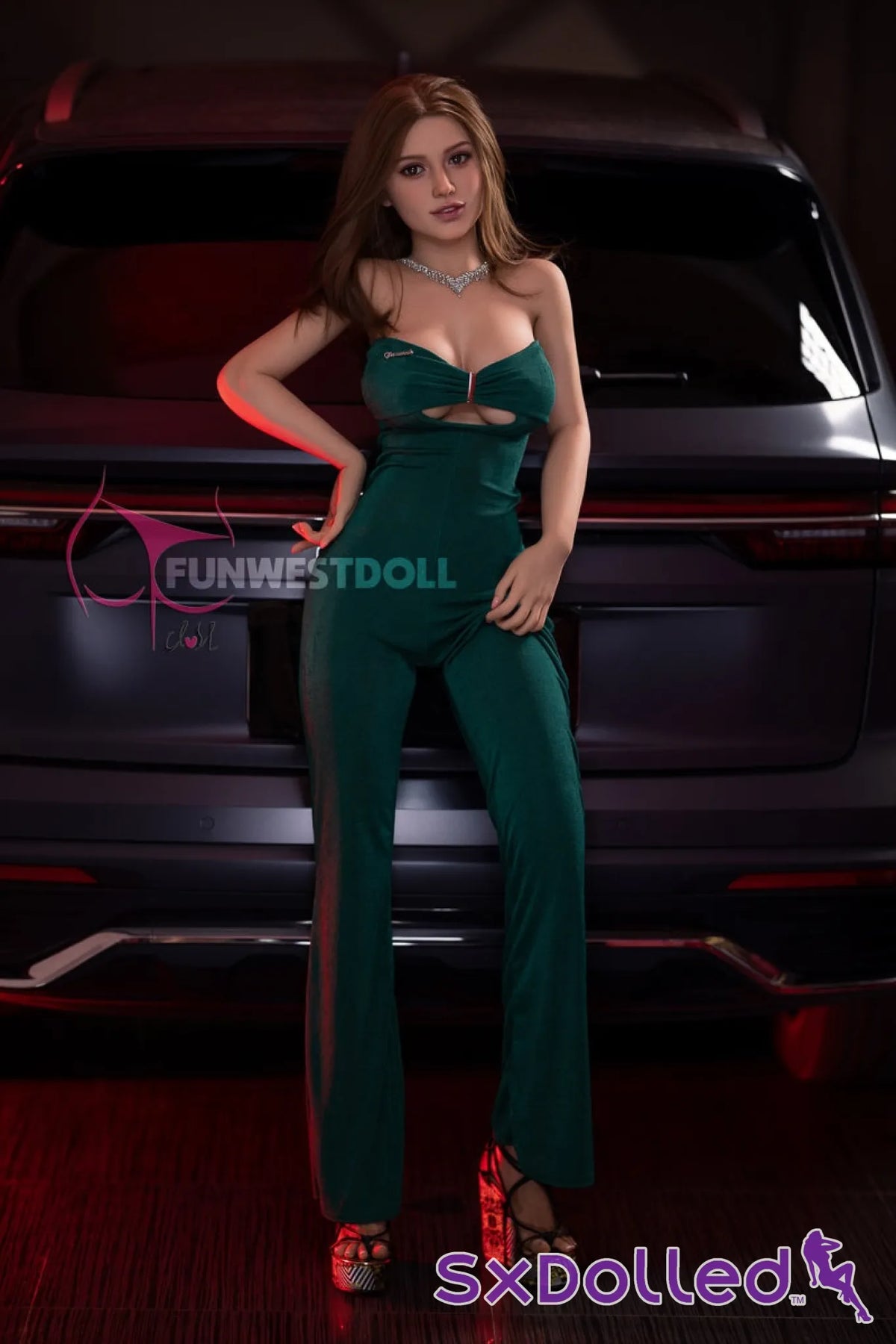 Rose F (F-Cup) (155cm) | Smiling Chick Sex Doll | Funwest Doll - F-Cup / 155cm / Brunette - Sex Doll