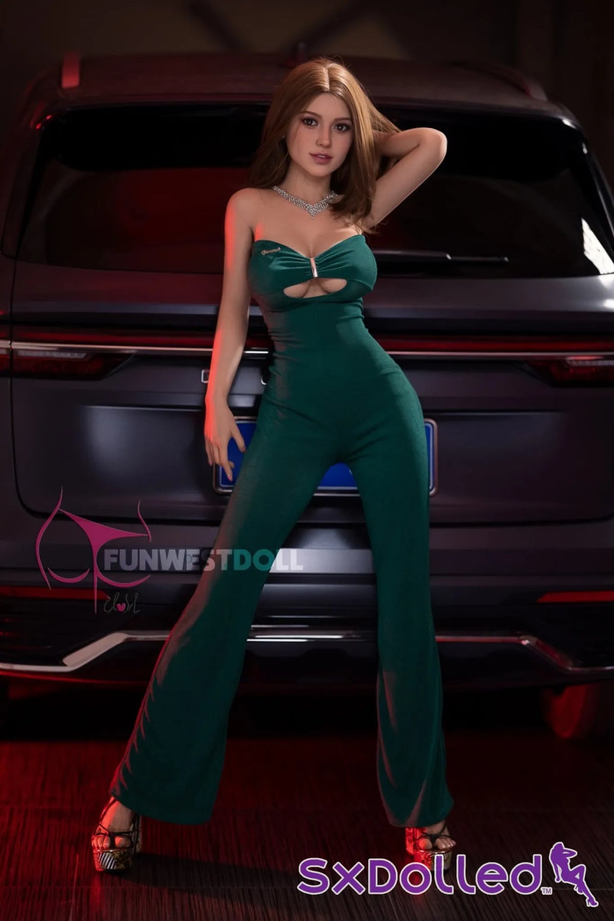 Rose F (F-Cup) (155cm) | Smiling Chick Sex Doll | Funwest Doll - F-Cup / 155cm / Brunette - Sex Doll