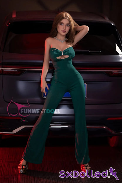 Rose F (F-Cup) (155cm) | Smiling Chick Sex Doll | Funwest Doll - F-Cup / 155cm / Brunette - Sex Doll