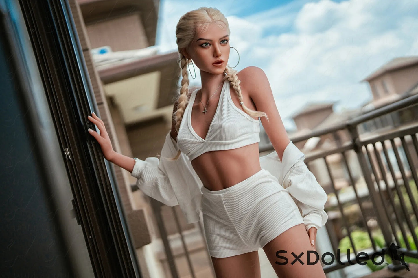 Sabine A (B-Cup) (160cm) | Tan Blonde Caucasian Sex Doll | SY Doll B-Cup / 160cm / Blonde Sex Doll