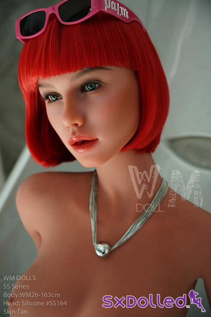 Safiya (G-Cup) (163cm) | Tanned Short Red Hair Sex Doll | WM Doll G-Cup / 163cm / Red Sex Doll