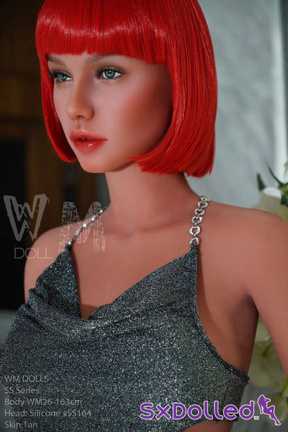 Safiya (G-Cup) (163cm) | Tanned Short Red Hair Sex Doll | WM Doll G-Cup / 163cm / Red Sex Doll