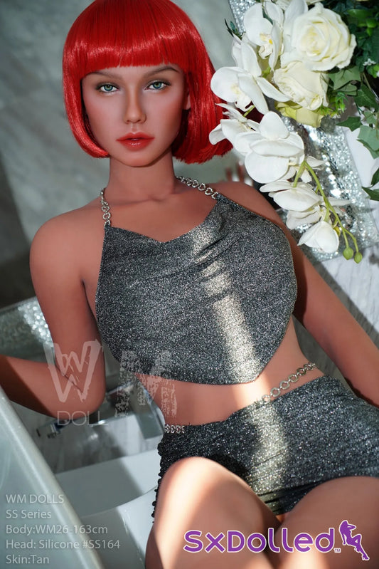 Safiya (G-Cup) (163cm) | Tanned Short Red Hair Sex Doll | WM Doll G-Cup / 163cm / Red Sex Doll