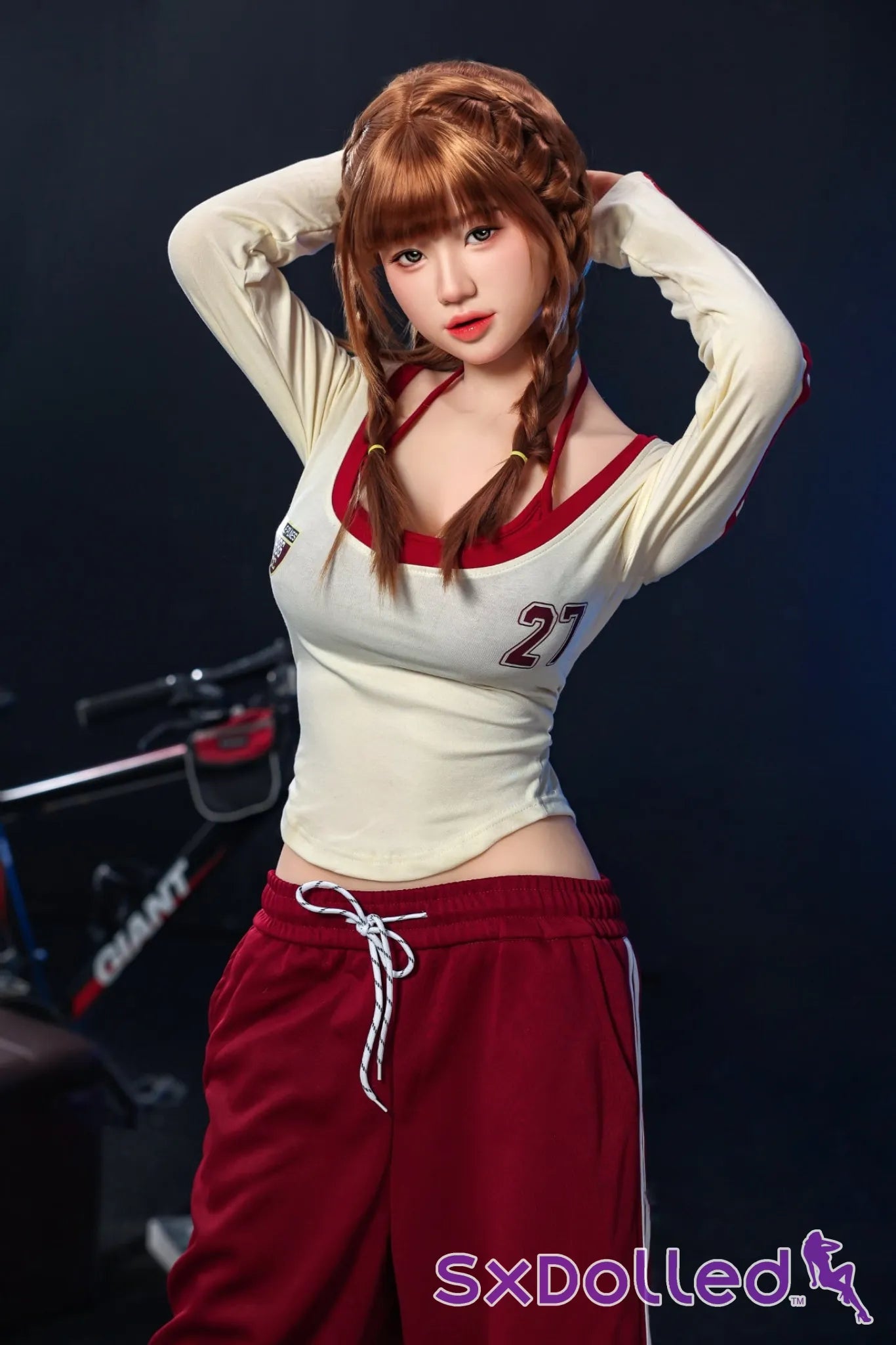 Samira A (H-Cup) (168cm) | Asian Pigtails Sex Doll | Orangein Doll H-Cup / 168cm / Brunette Sex Doll