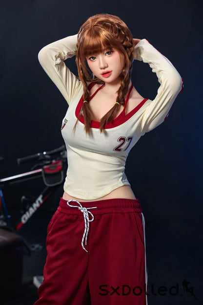 Samira A (H-Cup) (168cm) | Asian Pigtails Sex Doll | Orangein Doll H-Cup / 168cm / Brunette Sex Doll