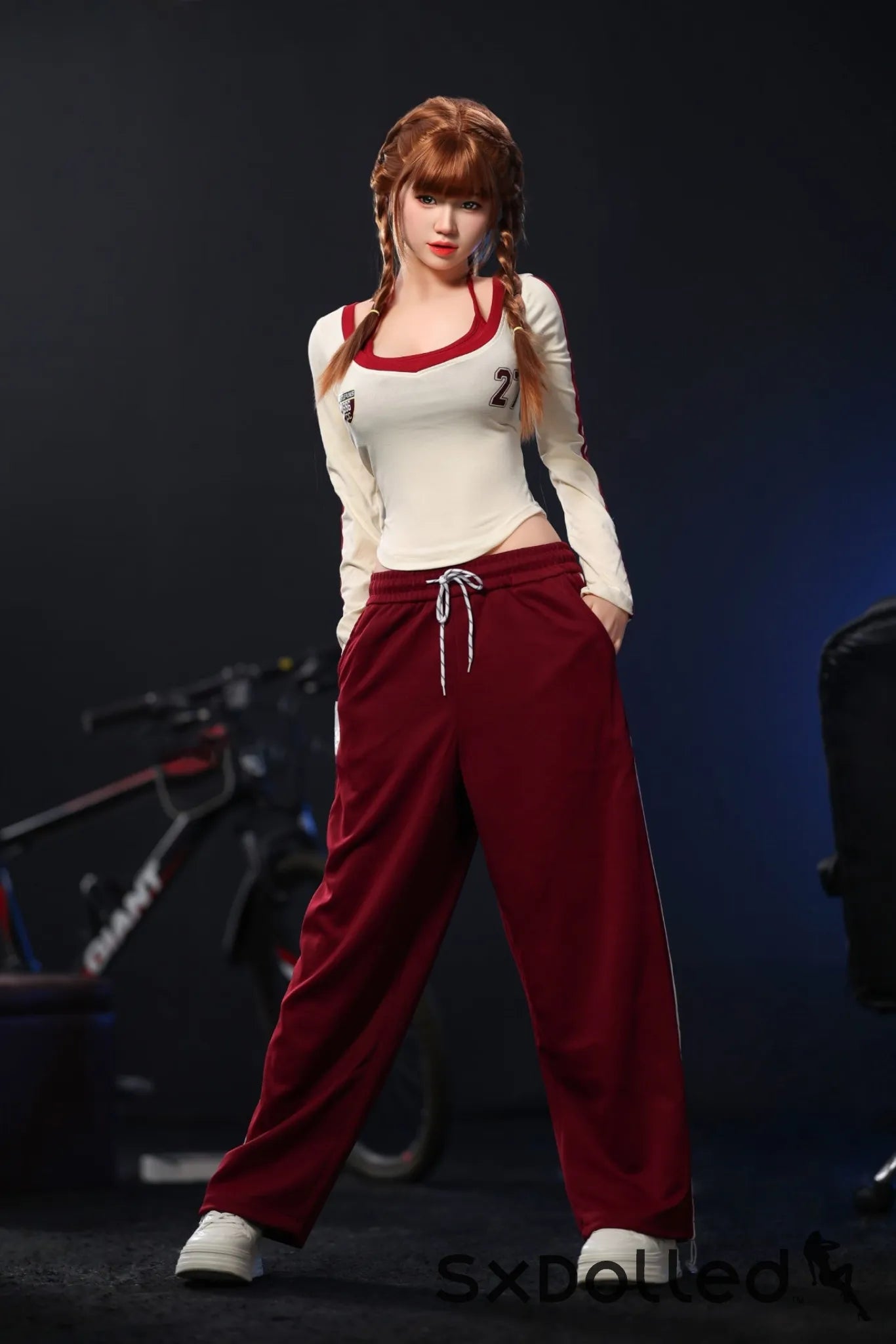 Samira A (H-Cup) (168cm) | Asian Pigtails Sex Doll | Orangein Doll H-Cup / 168cm / Brunette Sex Doll