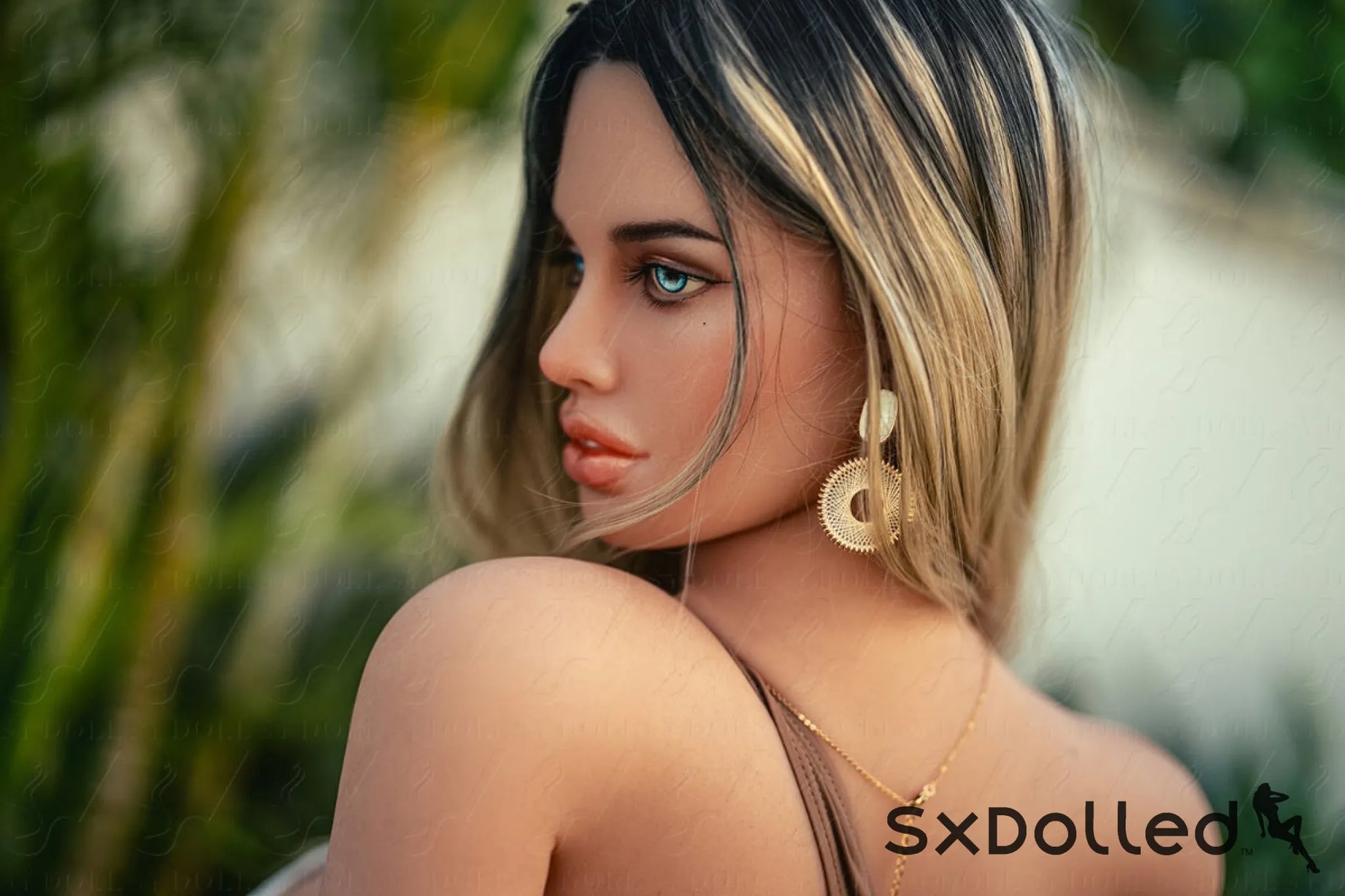 Saoirse A (L-Cup) (161cm) | Tan Huge Breasts MILF Sex Doll | SY Doll L-Cup / 161cm / Ombre Sex Doll