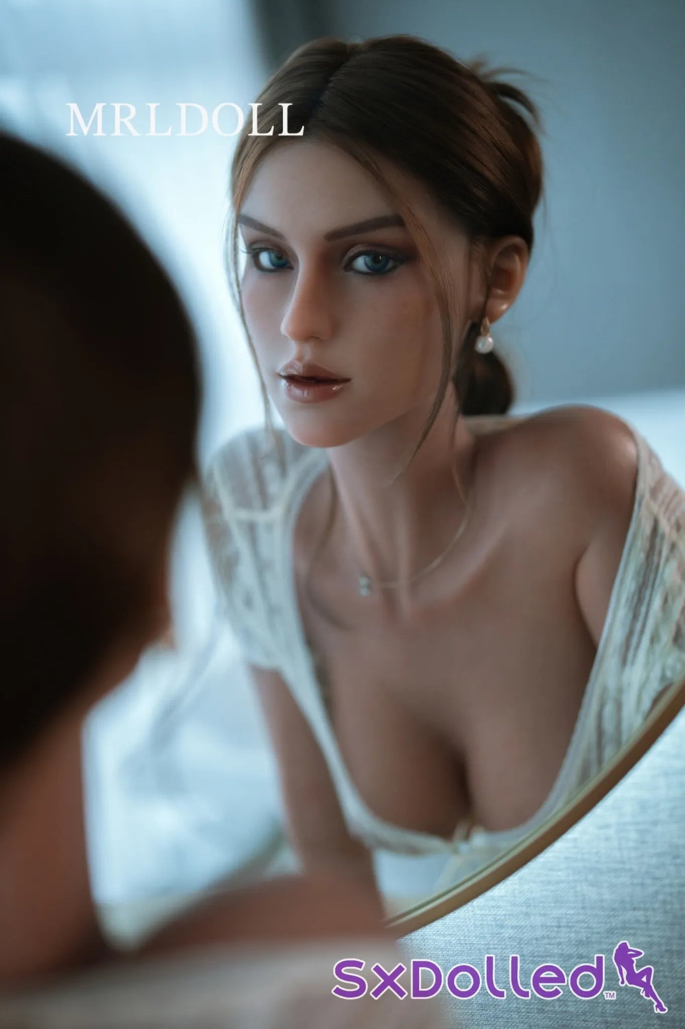 Sara A (I-Cup) (166cm) | Tanned Mature Mom Sex Doll | MRL Doll - I-Cup / 166cm / Brunette - Sex Doll
