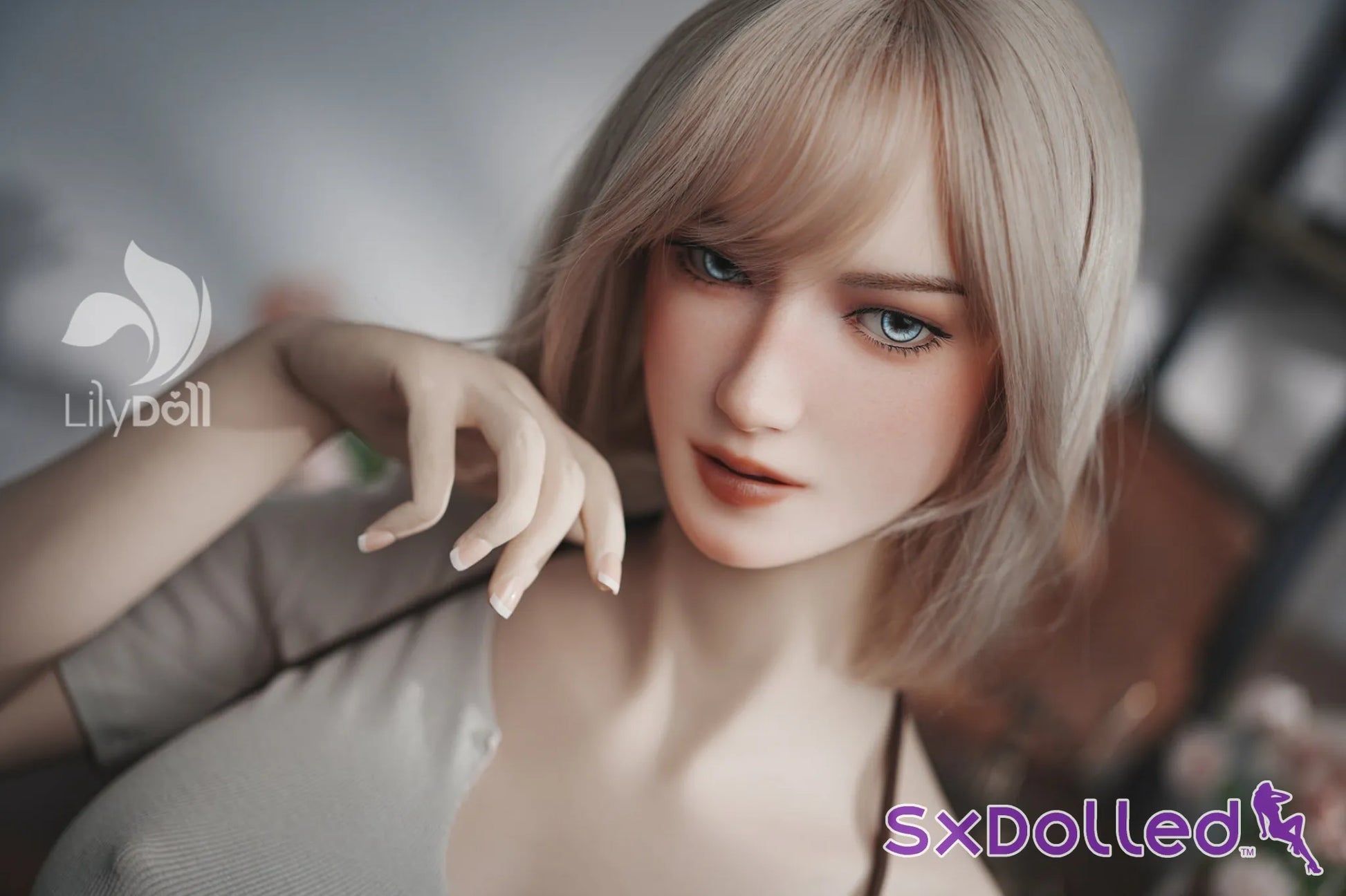 Selene B (F-Cup) (168cm) | Short Blonde Hair Sex Doll | Lily Doll F-Cup / 168cm / Blonde Sex Doll