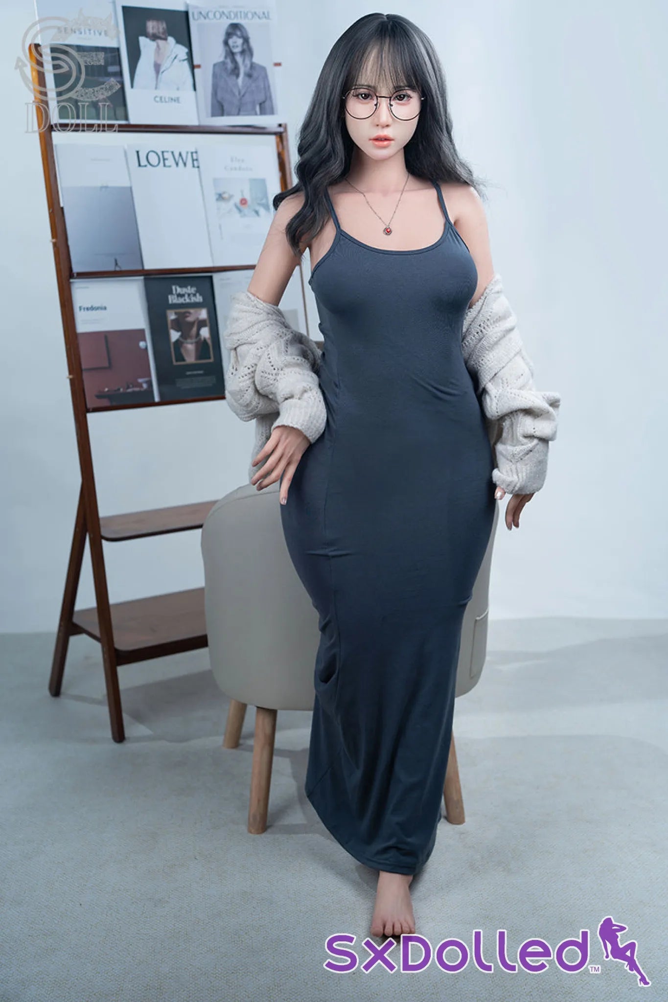 Sena.A A (C-Cup) (160cm) | Asian Receptionist Sex Doll | SE Doll - C-Cup / 160cm / Black - Sex Doll