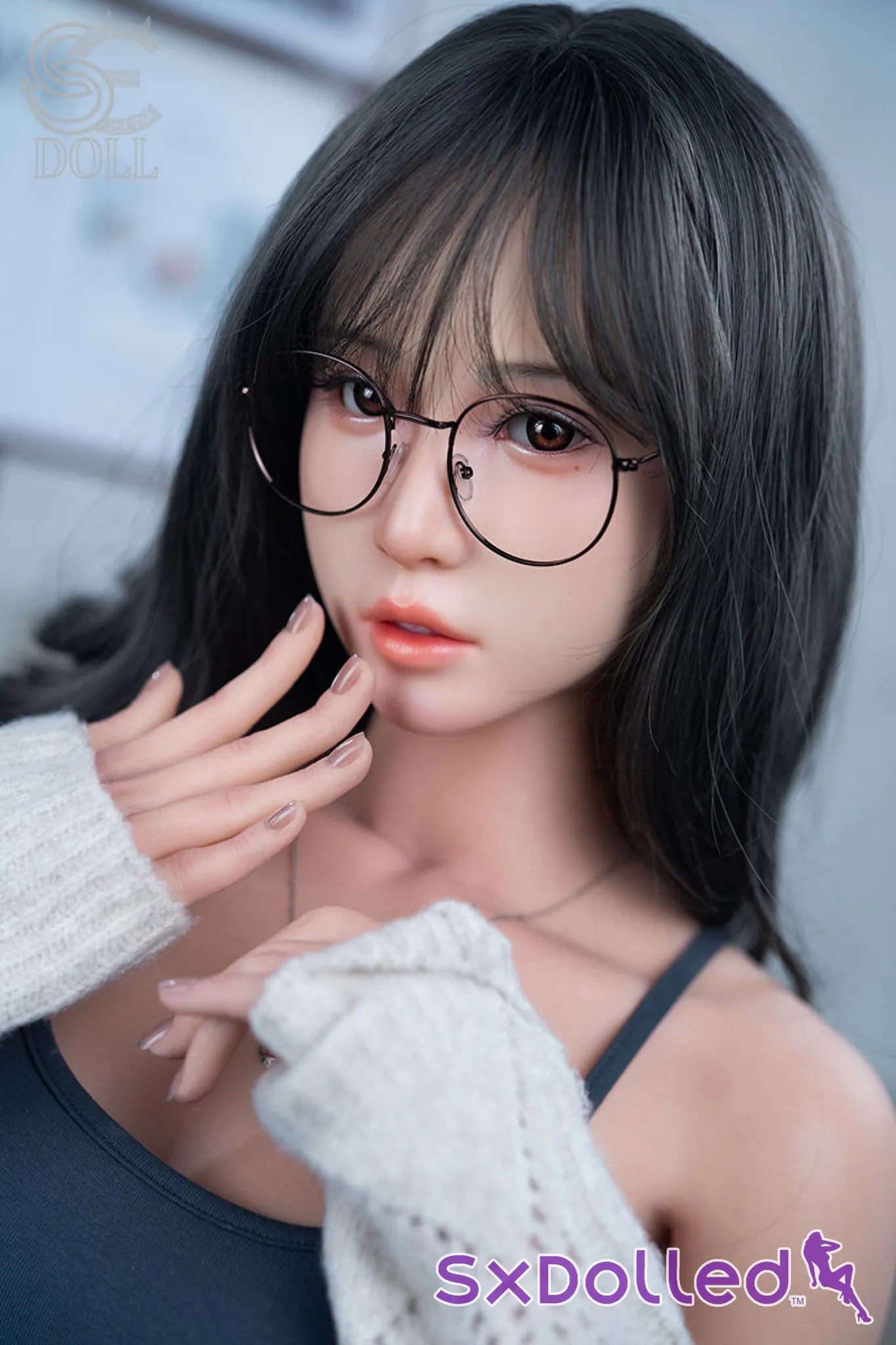 Sena.A A (C-Cup) (160cm) | Asian Receptionist Sex Doll | SE Doll - C-Cup / 160cm / Black - Sex Doll