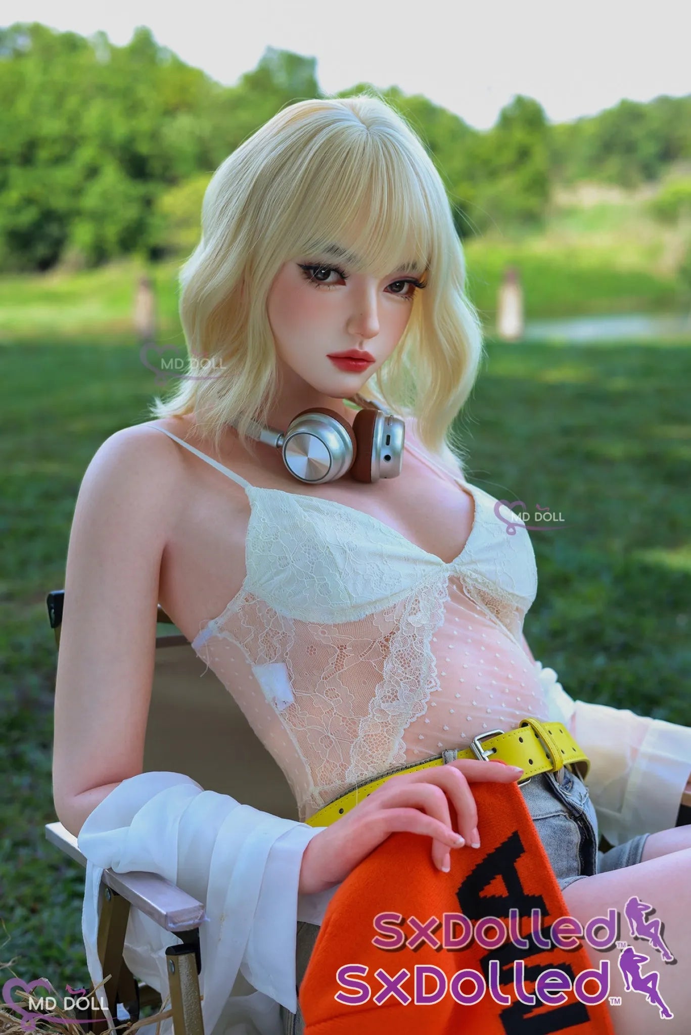 Seren A (D-Cup) (166cm) | Blonde Asian Sex Doll | MD Doll - D-Cup / 166cm / Blonde - Sex Doll