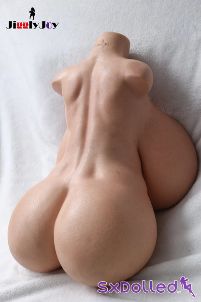 Sharon A (R-Cup) (71cm) | Sagging Breasts Doll Torso | JigglyJoy R-Cup / 71cm / Brunette Sex Torso