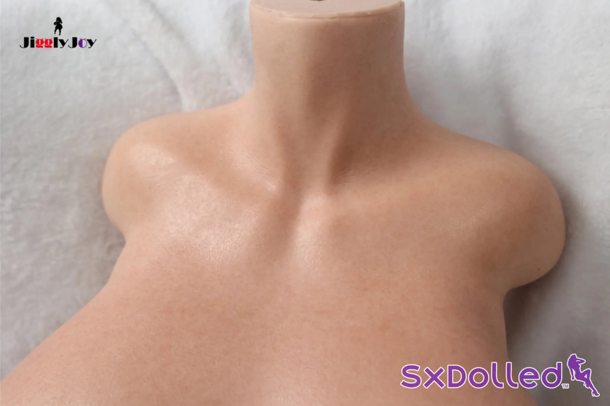 Sharon A (R-Cup) (71cm) | Sagging Breasts Doll Torso | JigglyJoy R-Cup / 71cm / Brunette Sex Torso