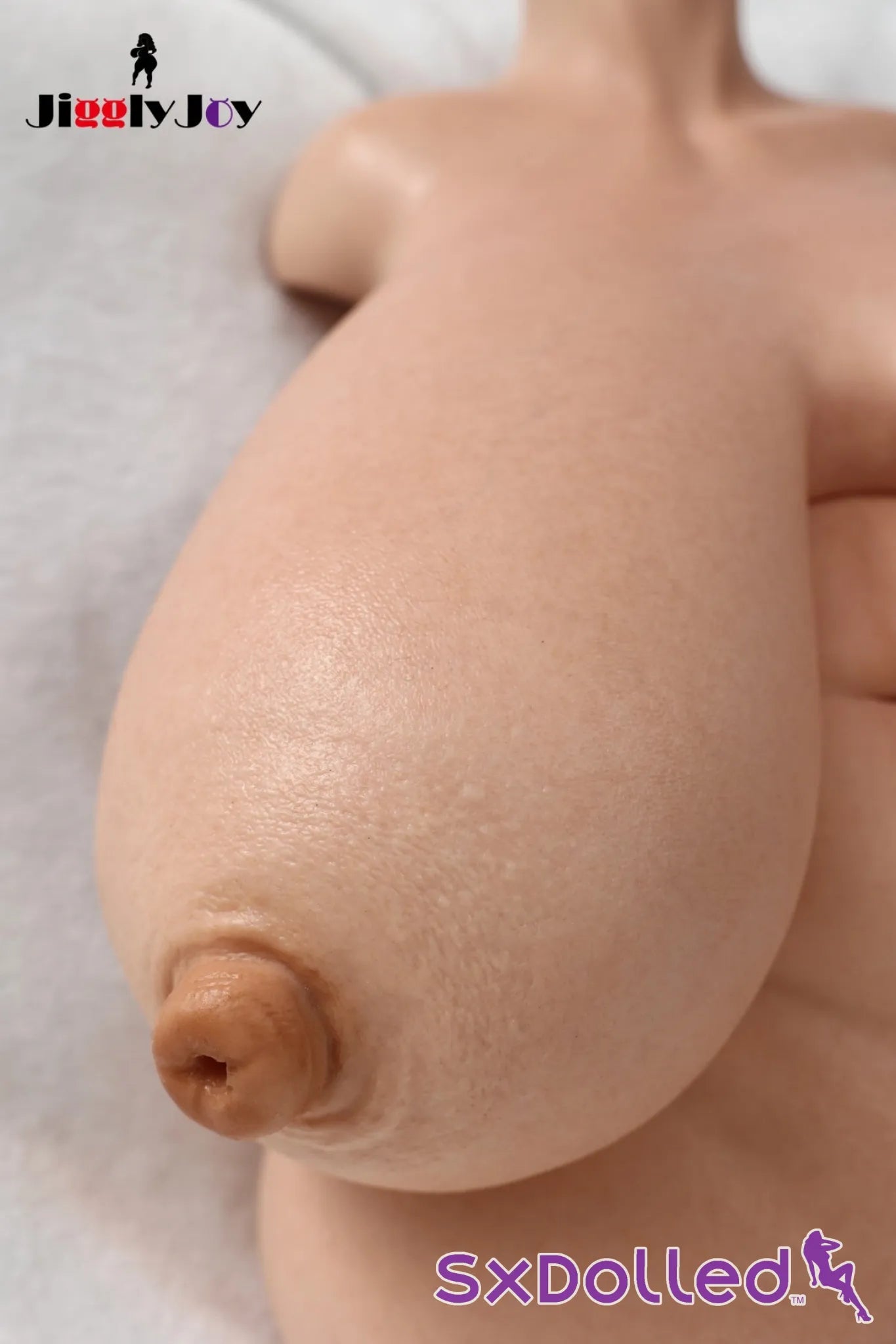Sharon A (R-Cup) (71cm) | Sagging Breasts Doll Torso | JigglyJoy R-Cup / 71cm / Brunette Sex Torso