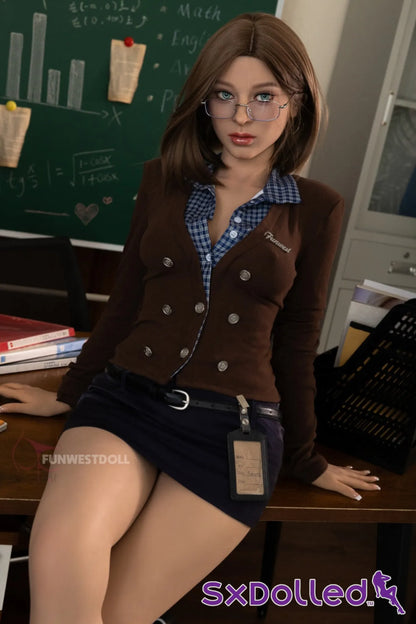 Sheila A (C-Cup) (165cm) | Latina Teacher Sex Doll | Funwest Doll C-Cup / 165cm / Brunette Sex Doll