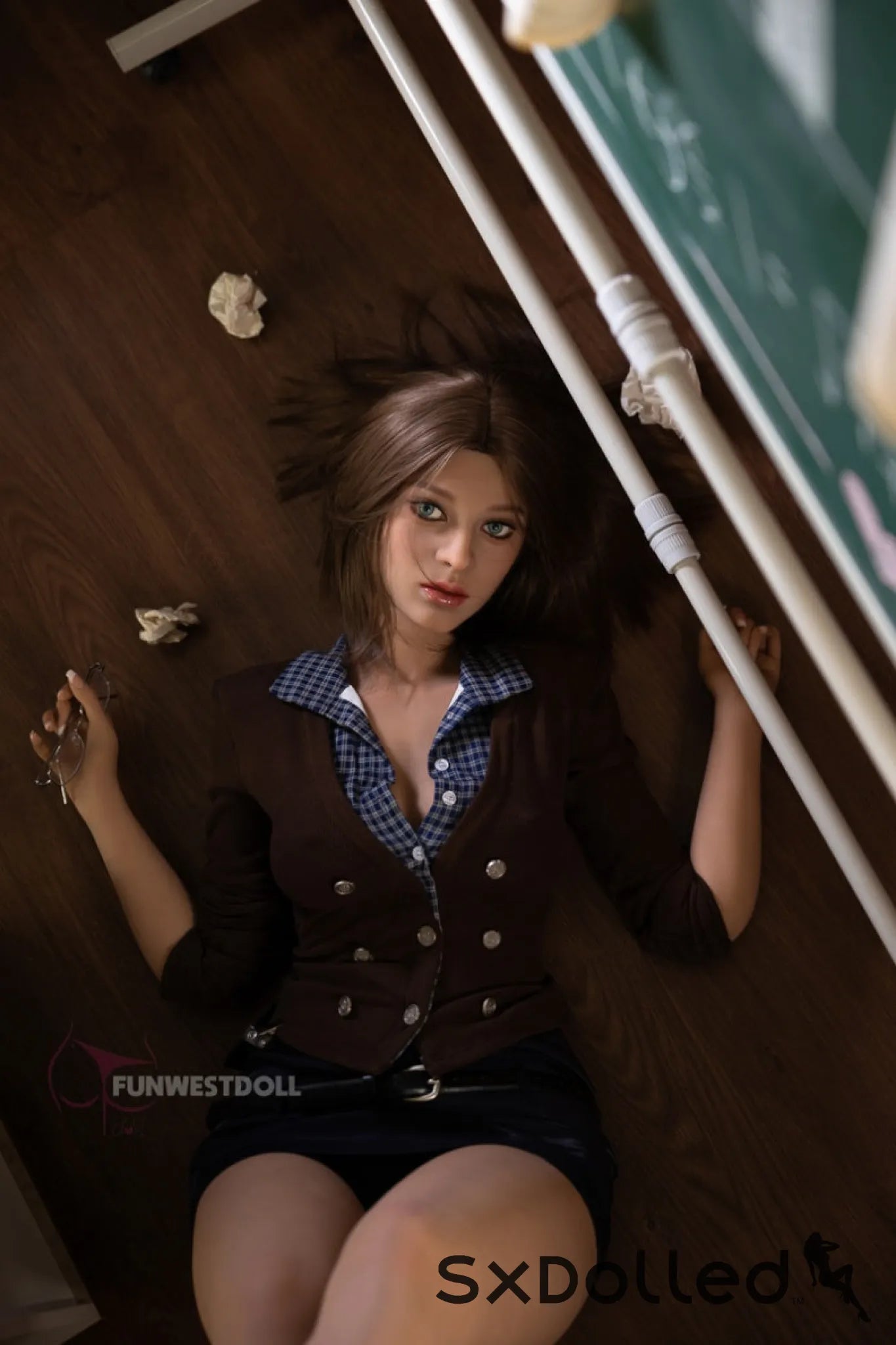 Sheila A (C-Cup) (165cm) | Latina Teacher Sex Doll | Funwest Doll C-Cup / 165cm / Brunette Sex Doll