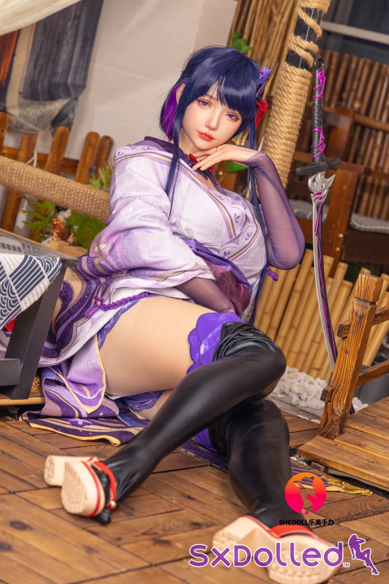 Shinobu (E-Cup) (165cm) | Purple Hair Cosplay Sex Doll | SHEDOLL