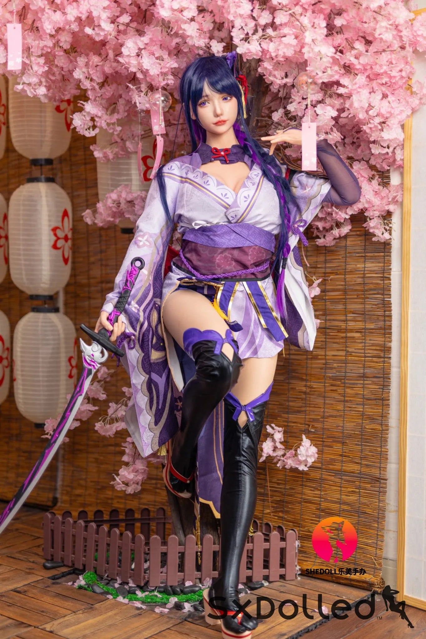 Sorelia (E-Cup) (165cm) | Sex Doll E-Cup / 165cm / Purple Sex Doll