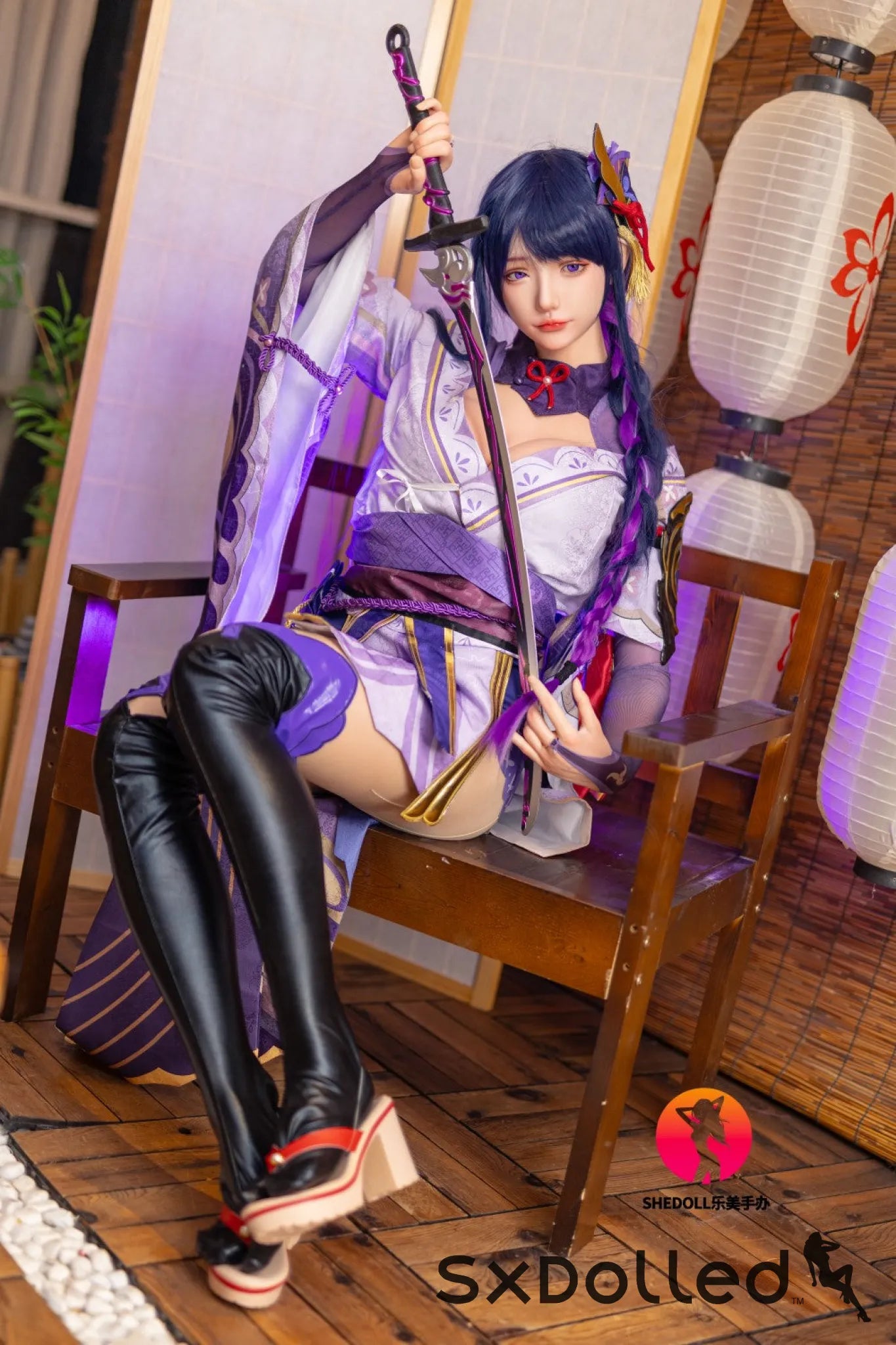 Sorelia (E-Cup) (165cm) | Sex Doll E-Cup / 165cm / Purple Sex Doll