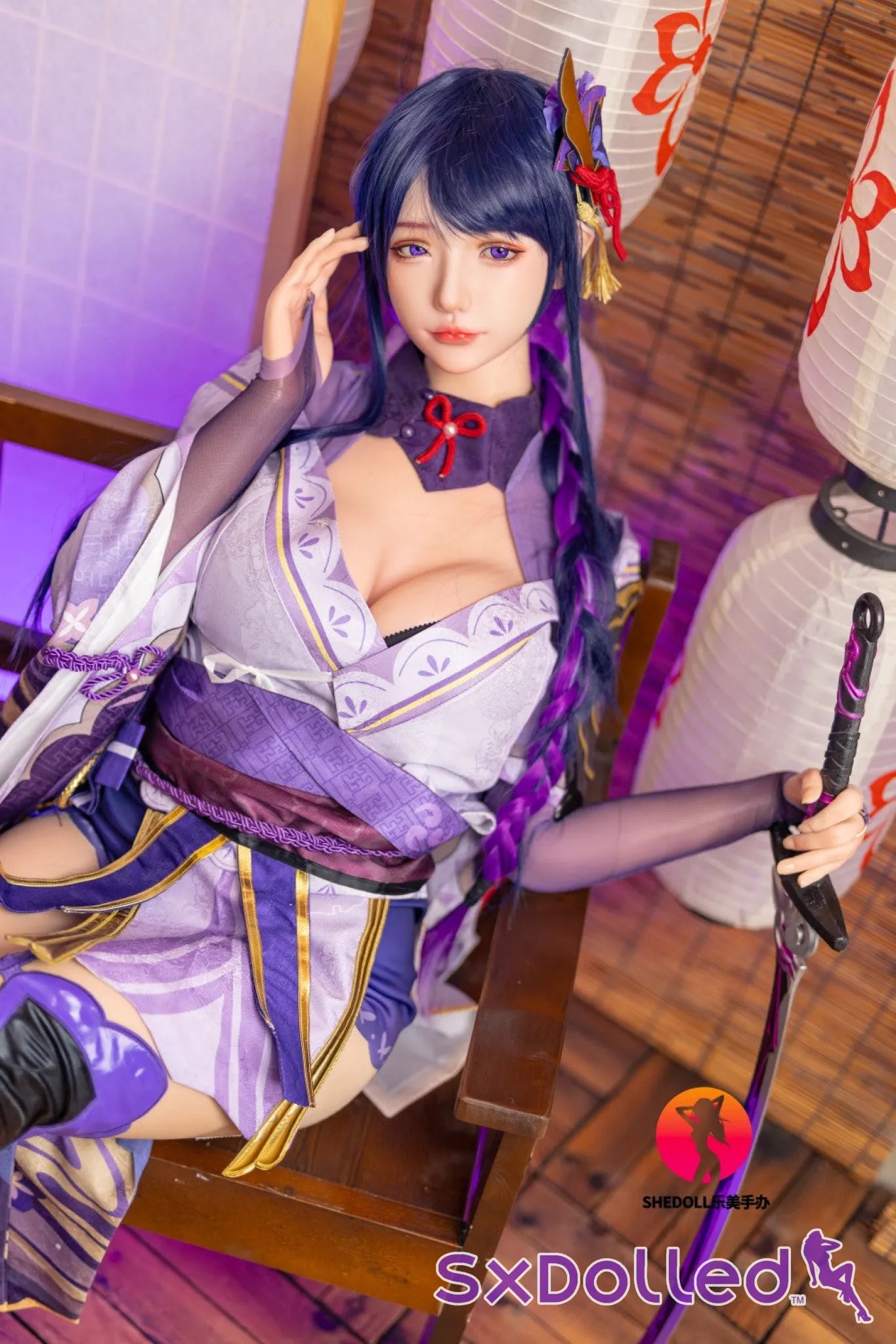 Sorelia (E-Cup) (165cm) | Sex Doll E-Cup / 165cm / Purple Sex Doll