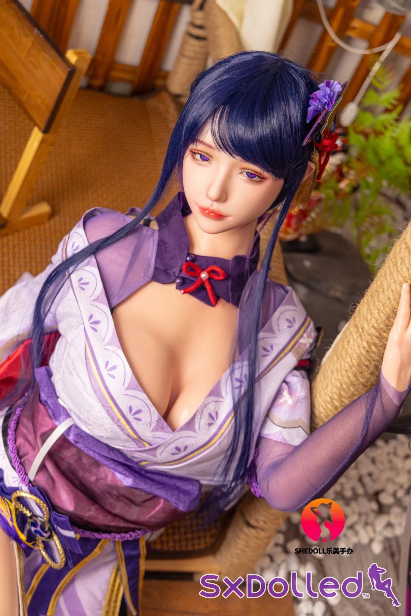 Sorelia (E-Cup) (165cm) | Sex Doll E-Cup / 165cm / Purple Sex Doll