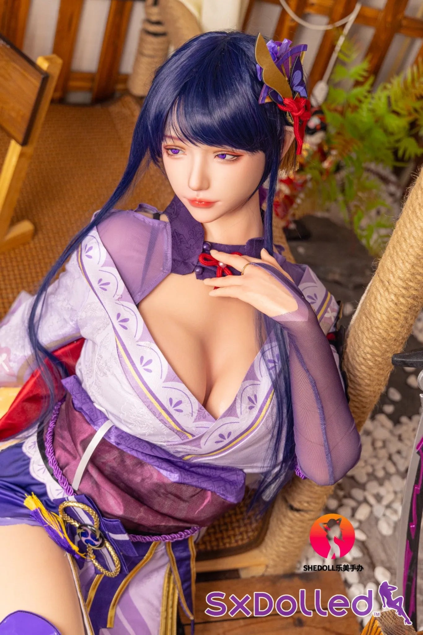 Shinobu (E-Cup) (165cm) | Purple Hair Cosplay Sex Doll | SHEDOLL