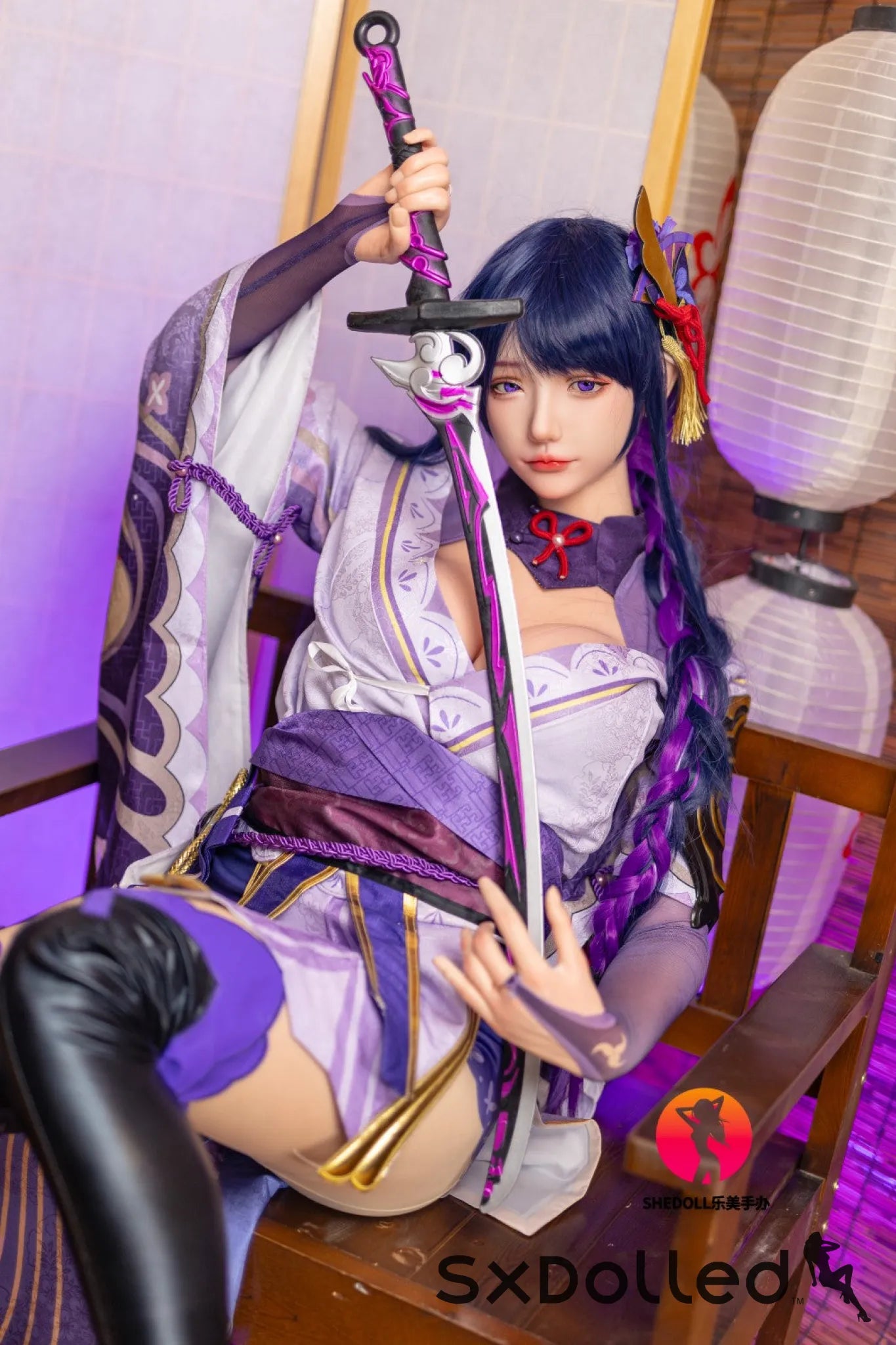 Sorelia (E-Cup) (165cm) | Sex Doll E-Cup / 165cm / Purple Sex Doll