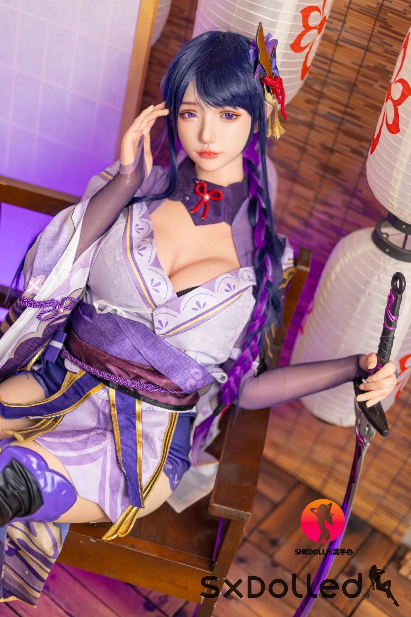 Sorelia (E-Cup) (165cm) | Sex Doll E-Cup / 165cm / Purple Sex Doll