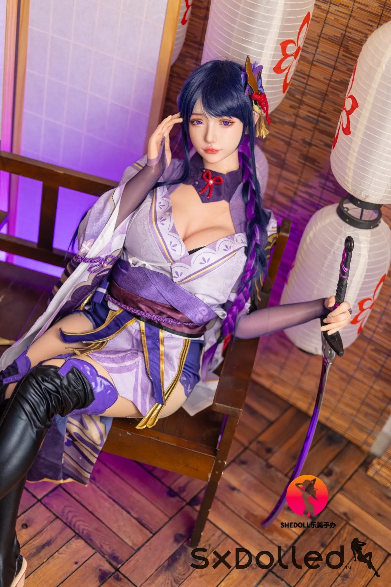 Sorelia (E-Cup) (165cm) | Sex Doll E-Cup / 165cm / Purple Sex Doll