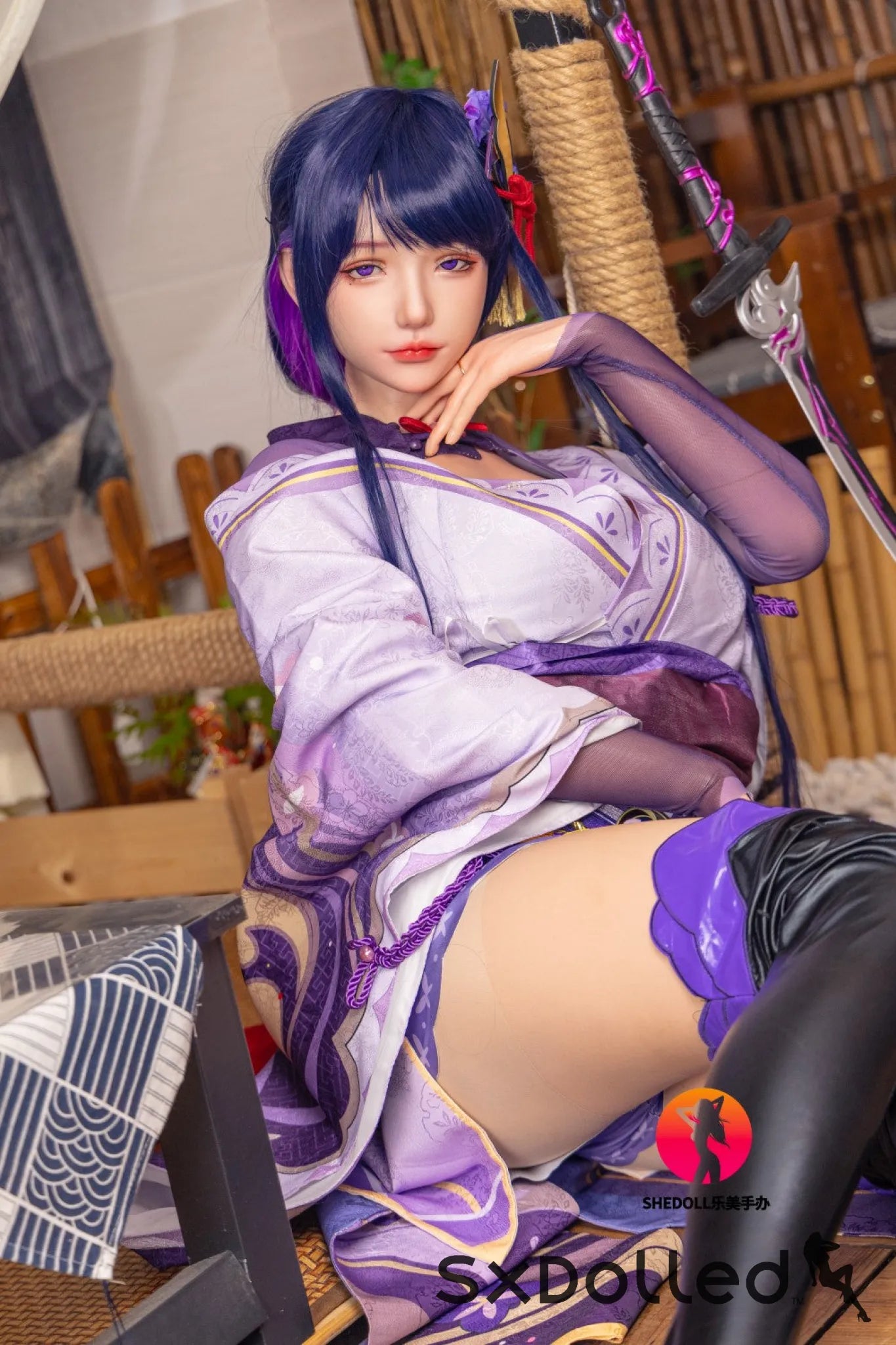 Sorelia (E-Cup) (165cm) | Sex Doll E-Cup / 165cm / Purple Sex Doll