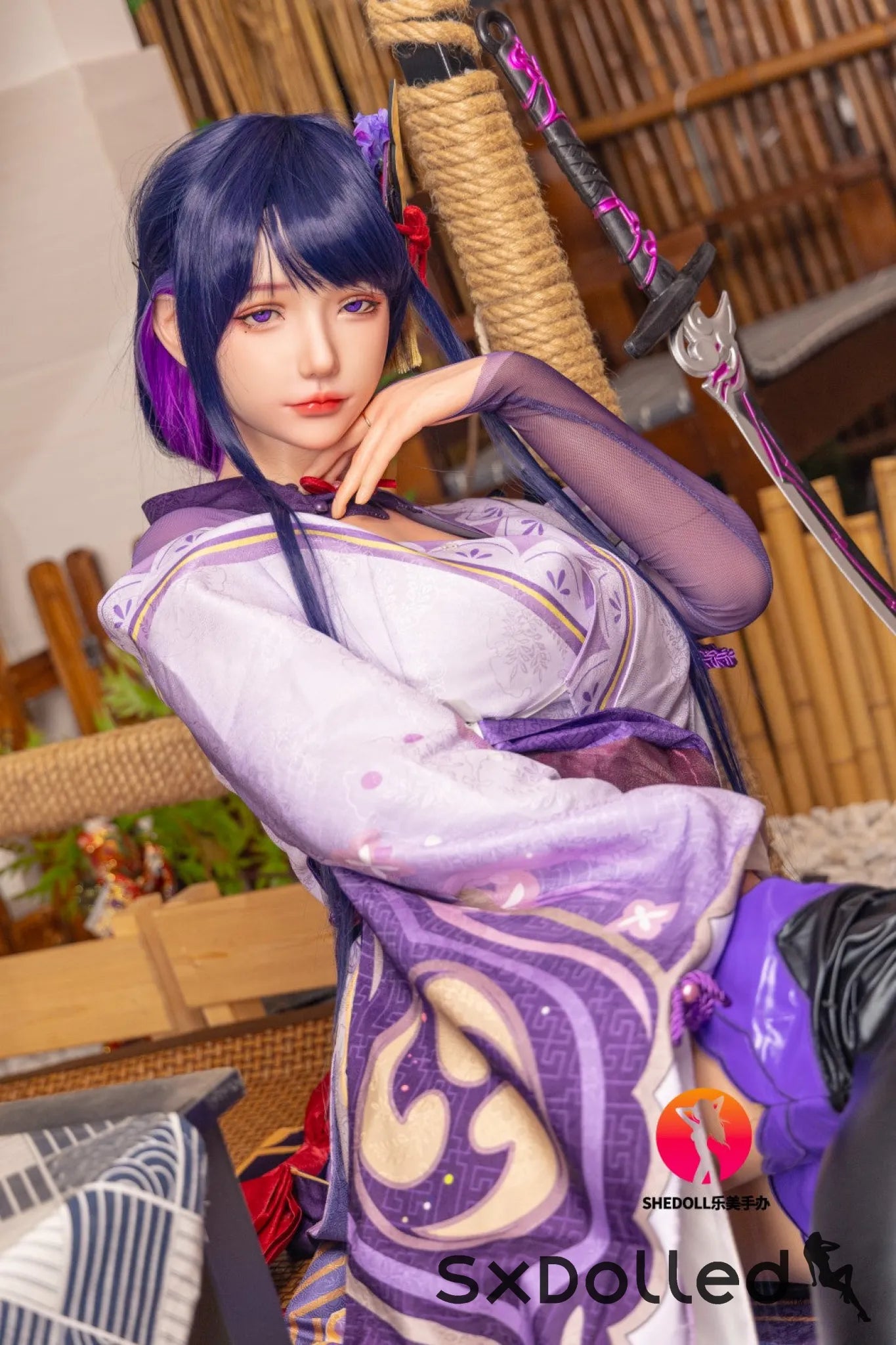 Sorelia (E-Cup) (165cm) | Sex Doll E-Cup / 165cm / Purple Sex Doll