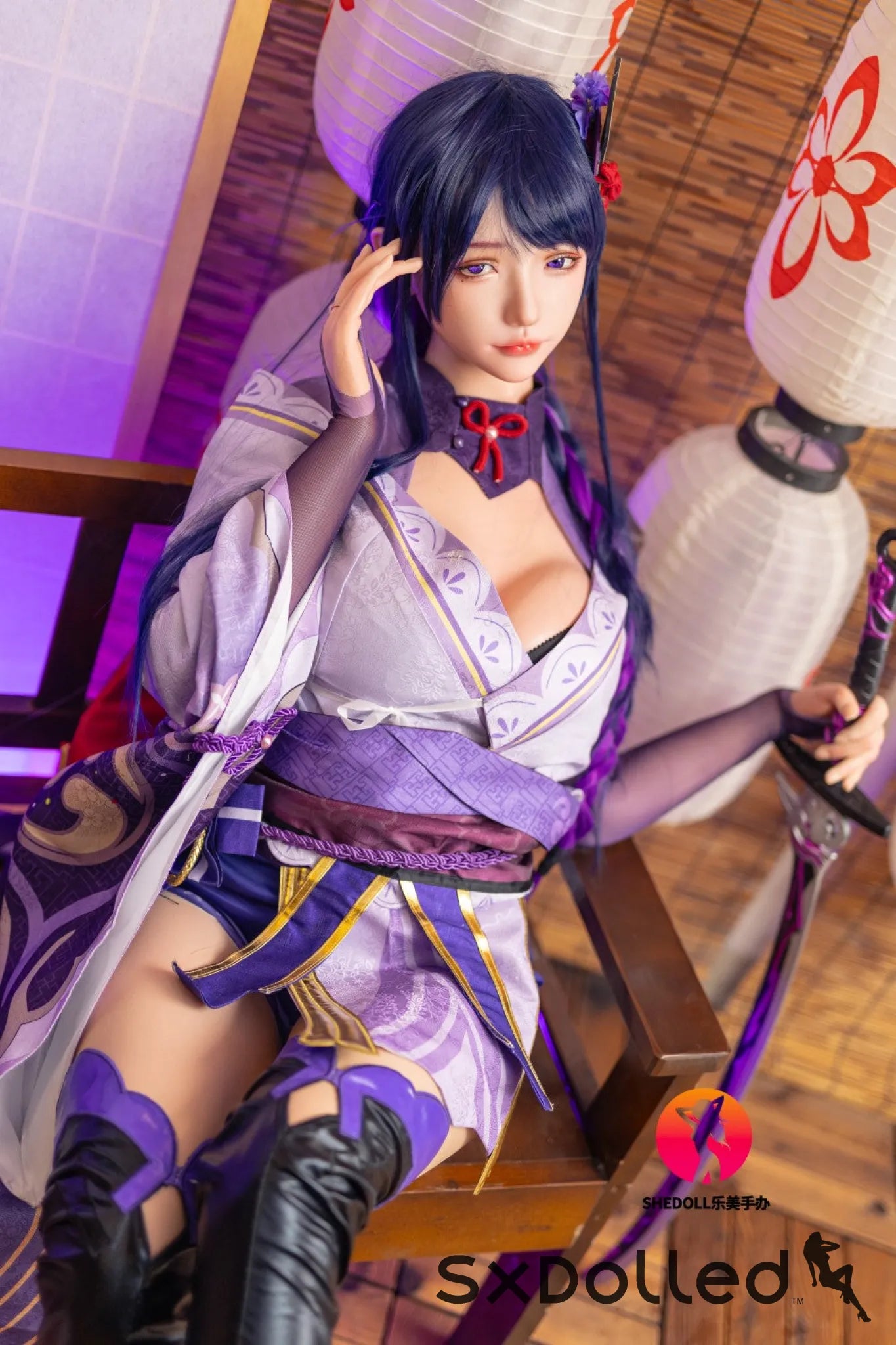 Sorelia (E-Cup) (165cm) | Sex Doll E-Cup / 165cm / Purple Sex Doll