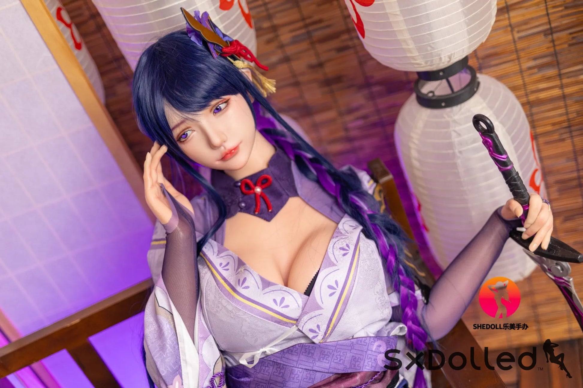 Sorelia (E-Cup) (165cm) | Sex Doll E-Cup / 165cm / Purple Sex Doll