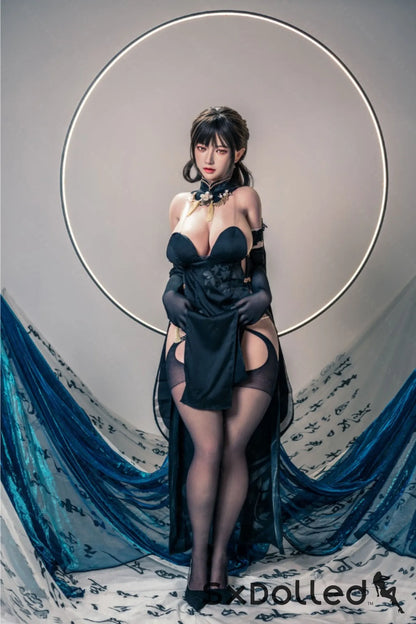 Shizuka (K-Cup) (155cm) | Sex Doll K-Cup / 155cm / Black Sex Doll