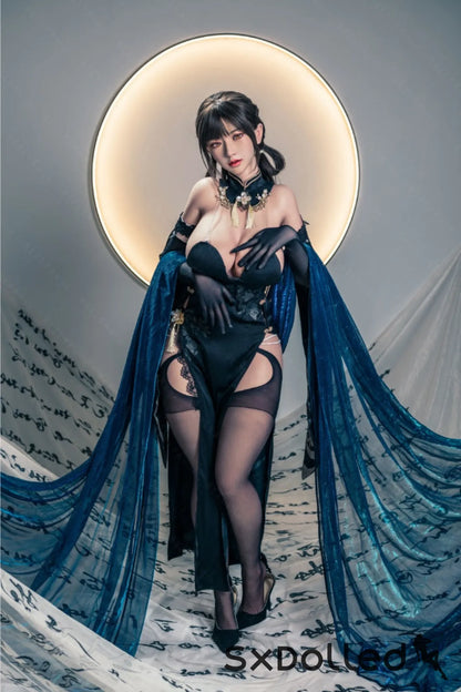 Shizuka (K-Cup) (155cm) | Sex Doll K-Cup / 155cm / Black Sex Doll