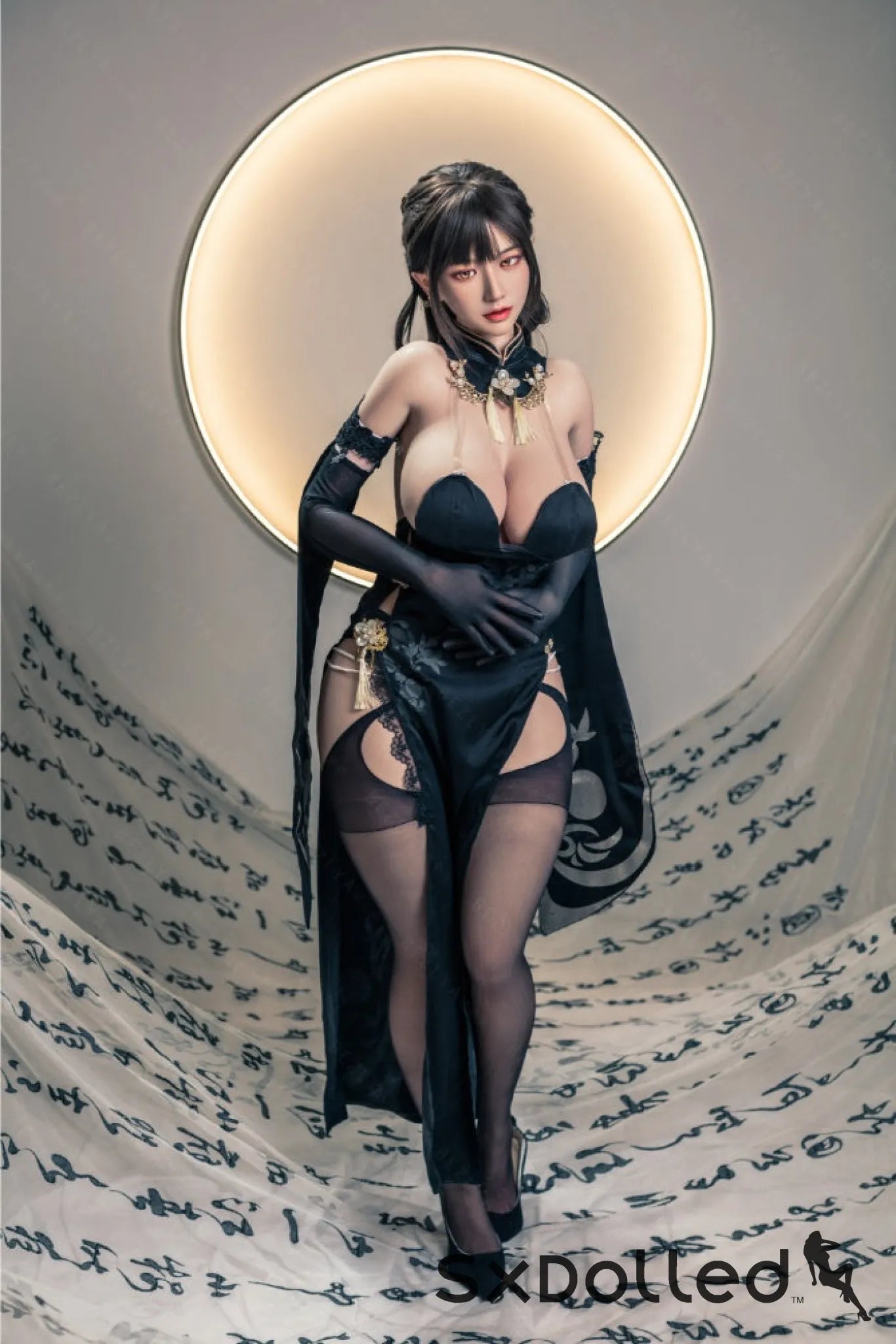 Shizuka (K-Cup) (155cm) | Sex Doll K-Cup / 155cm / Black Sex Doll